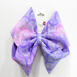 Moño estampado